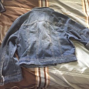 Juniors blue jean jacket